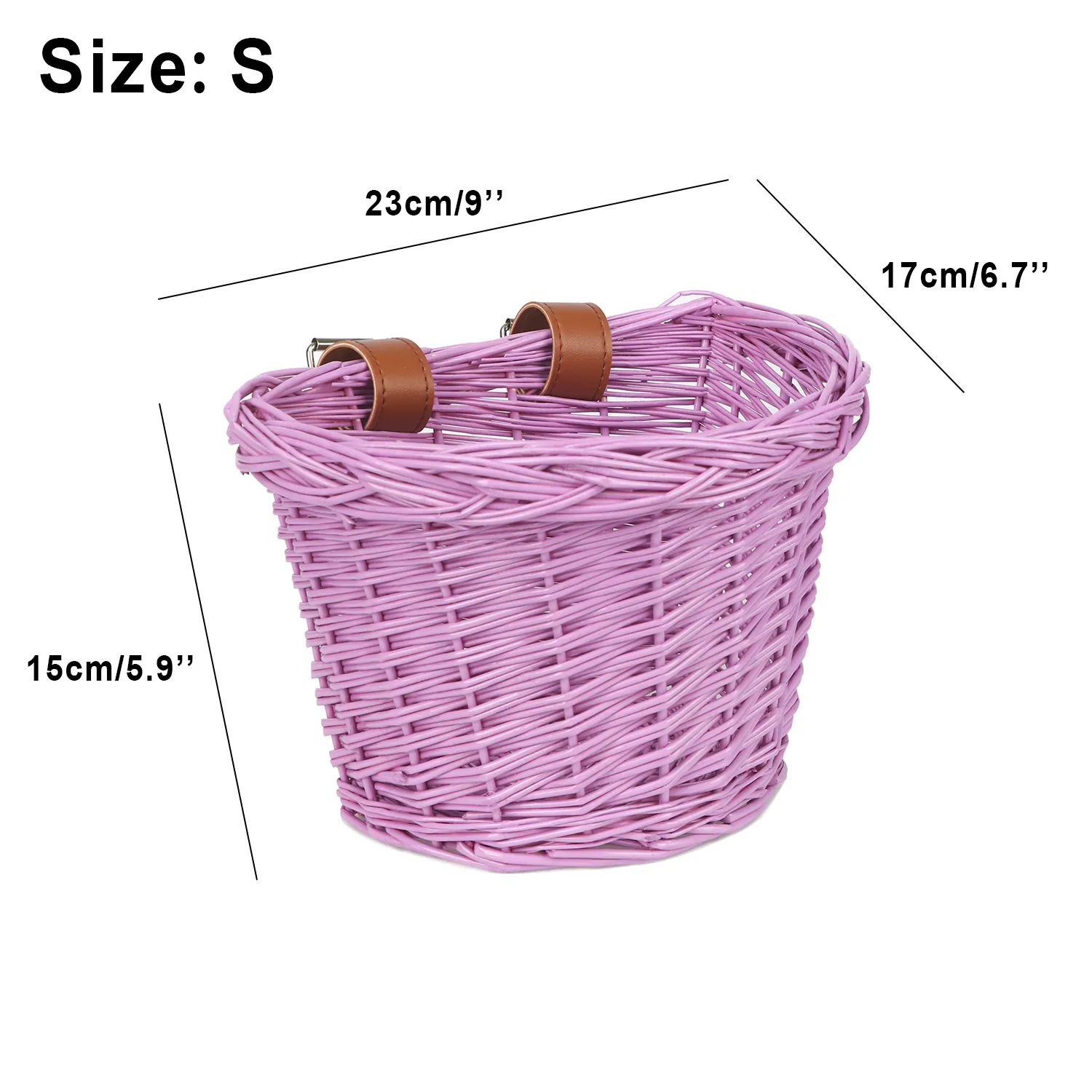 Glerc Purple Bicycle Basket