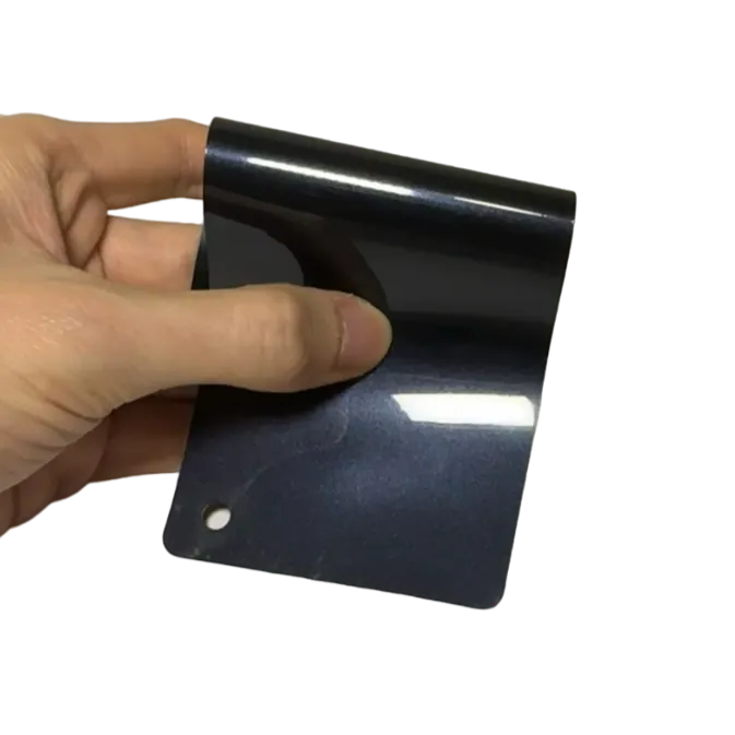 Gloss Metallic Blue Gray Vinyl Wrap