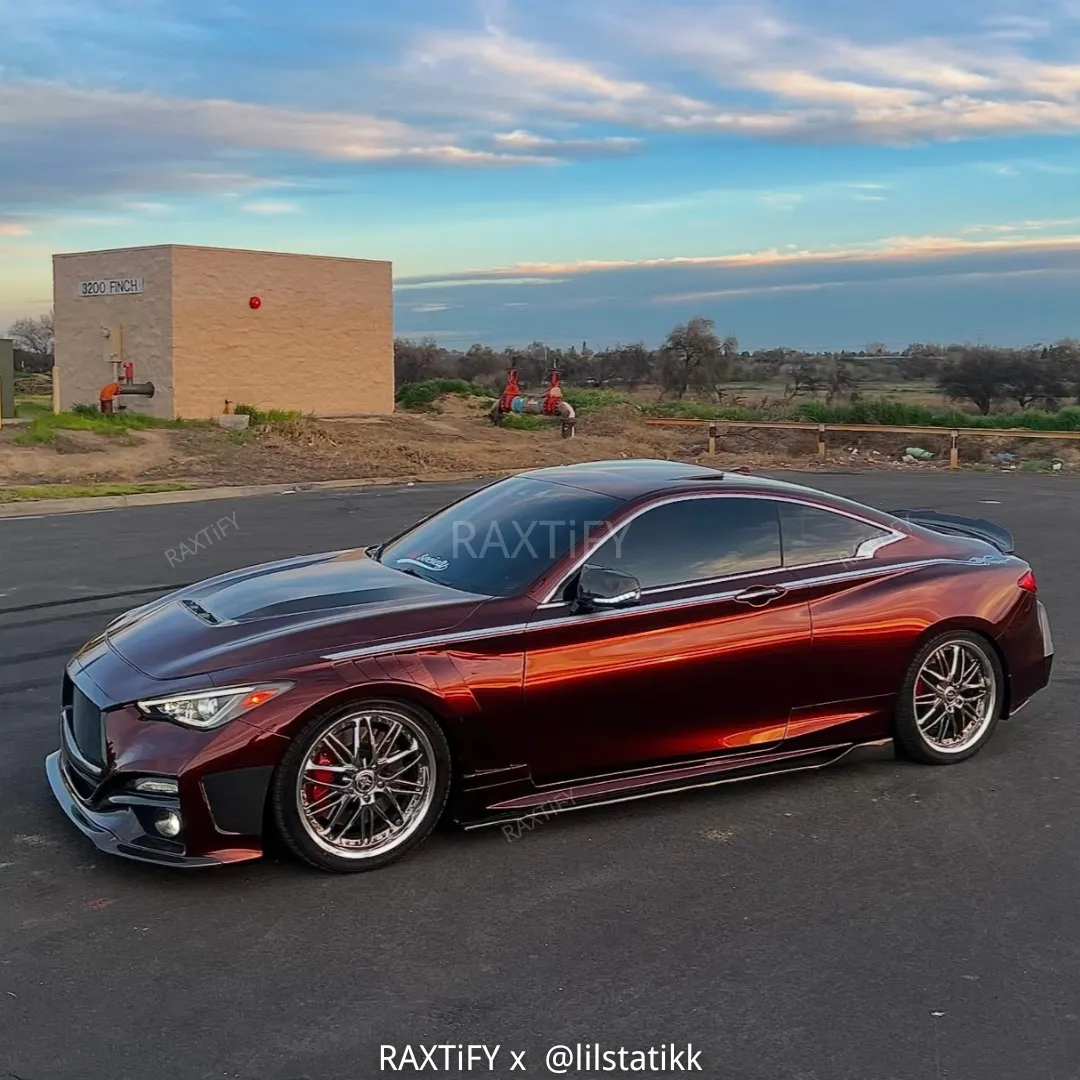 Gloss Metallic Dark Copper Car Wrap