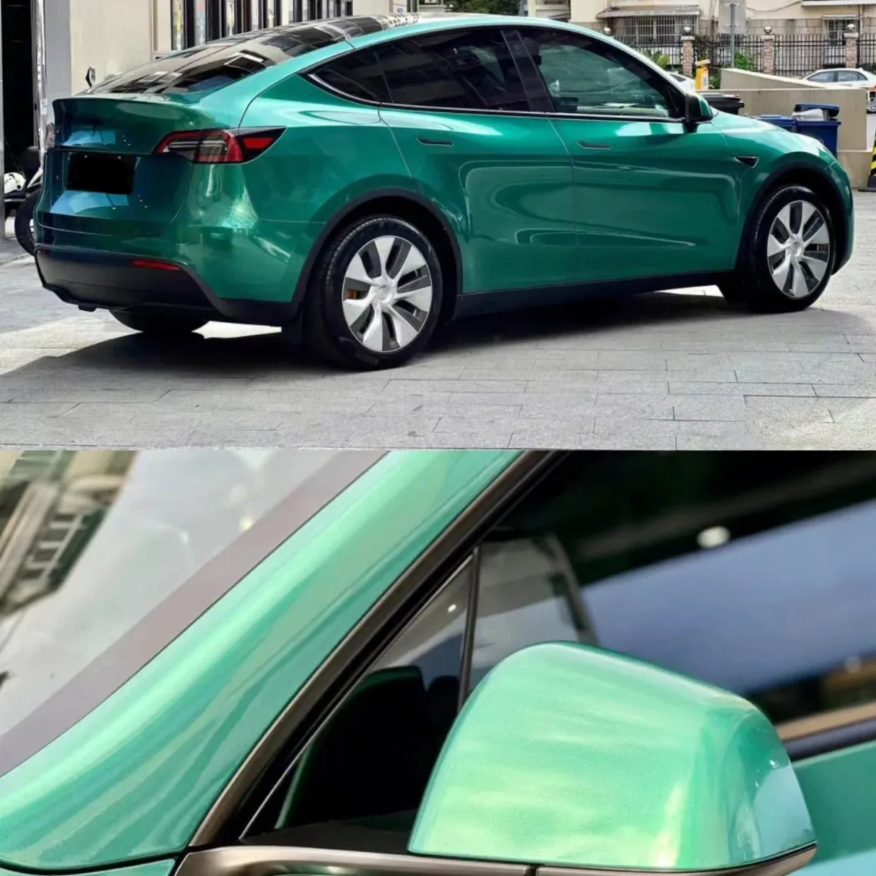 Gloss Metallic Emerald Green Vinyl Wrap