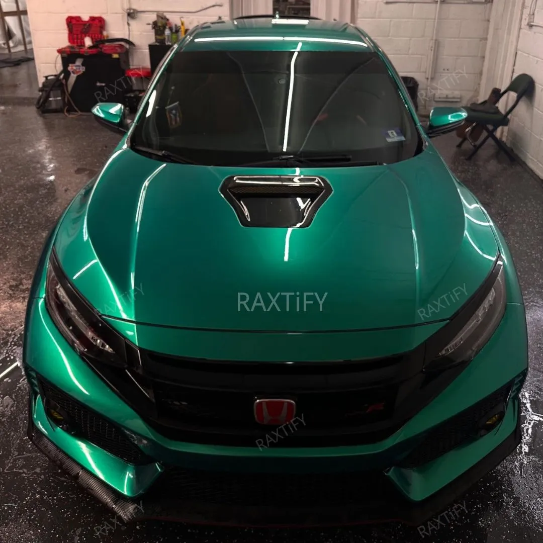 Gloss Metallic Emerald Green Vinyl Wrap