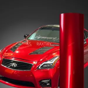 Gloss Metallic Gem Red Vinyl Wrap