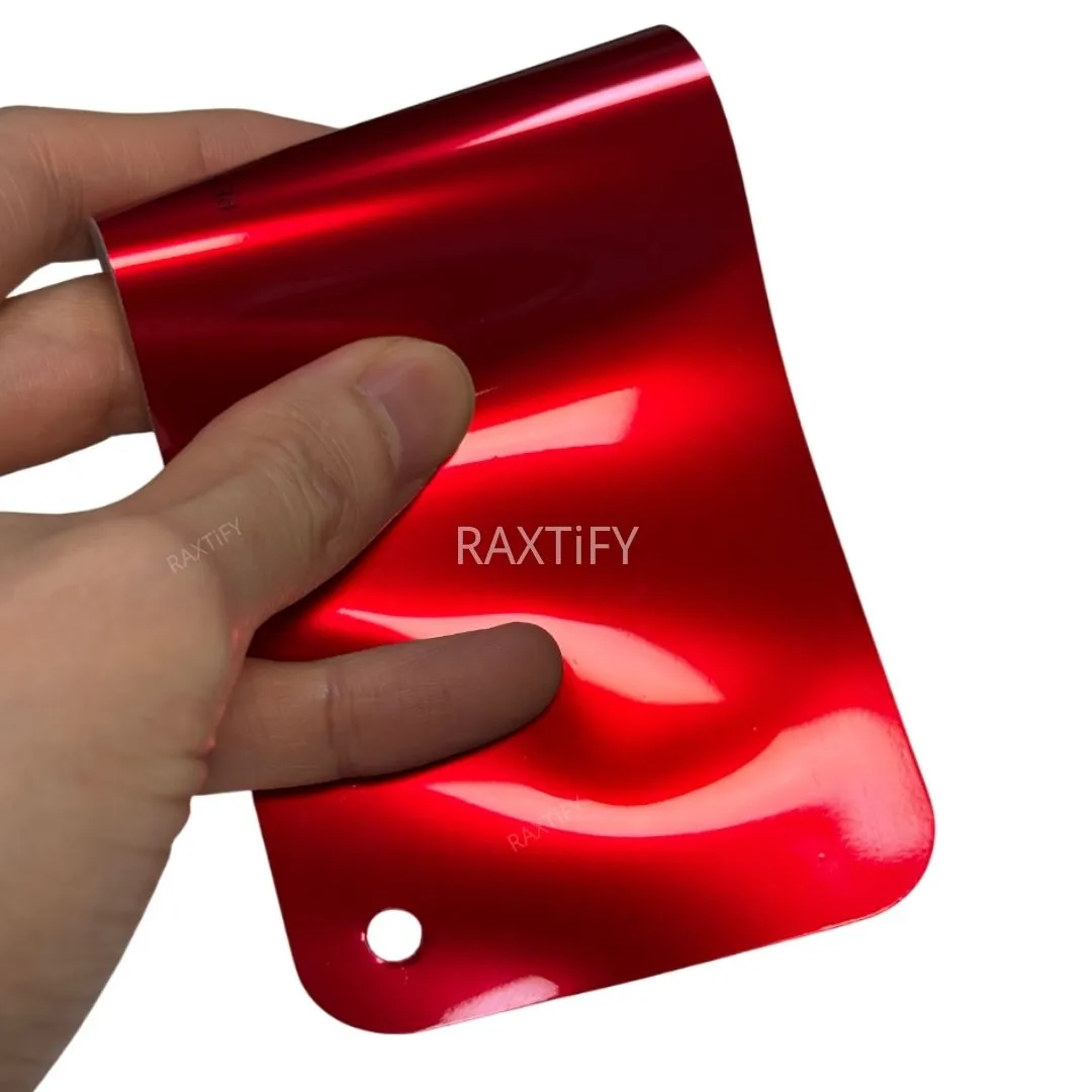 Gloss Metallic Gem Red Vinyl Wrap