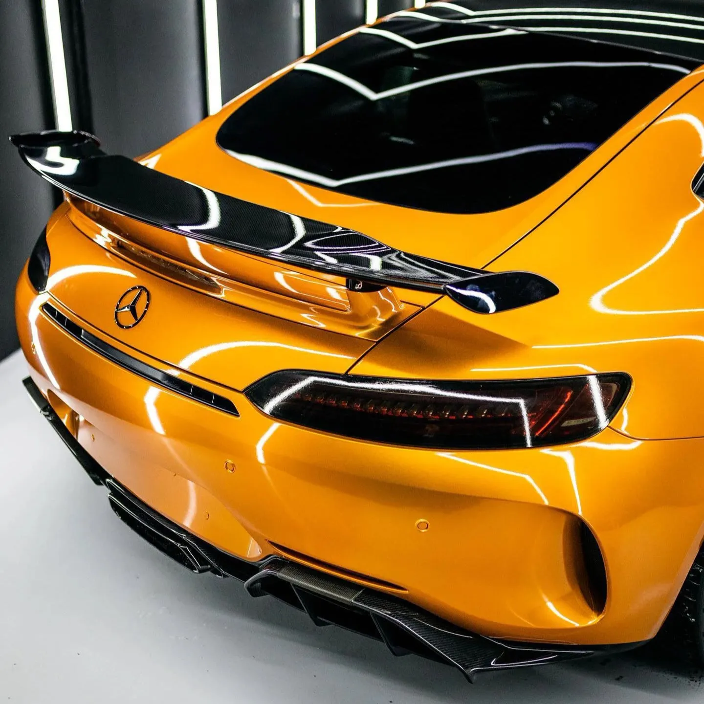 Gloss Metallic Hermes Orange Vinyl Wrap