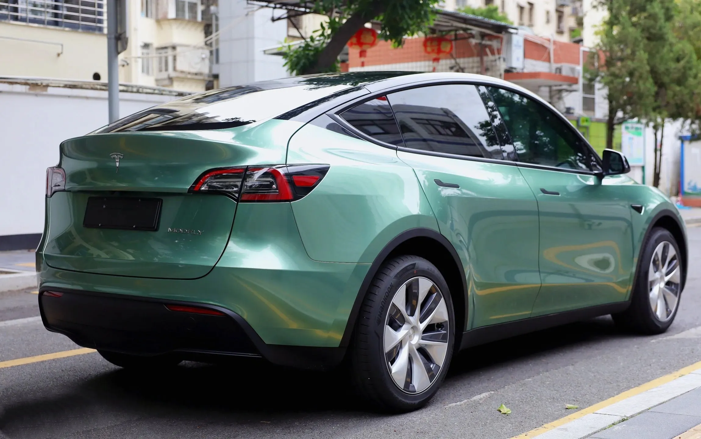 Gloss Metallic Hunter Jade Car Wrap