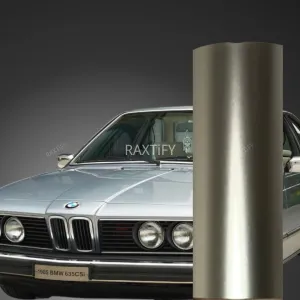 Gloss Metallic Mercury Silver Car Wrap