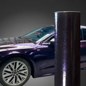 Gloss Metallic Victoria Purple Vinyl Wrap