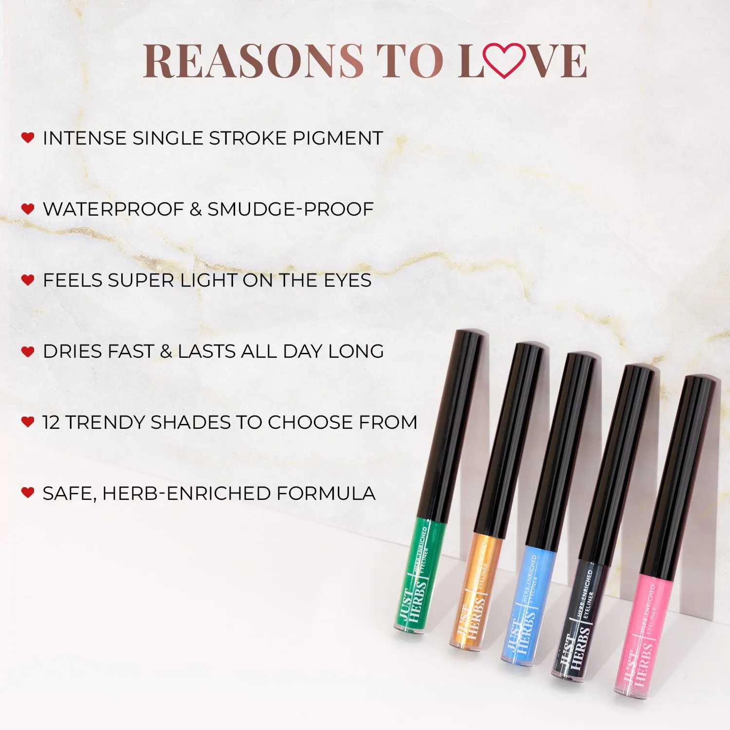 Golden Hour: Herb-Enriched Waterproof Eyeliner Organic with Jojoba Oil & Vitamin E