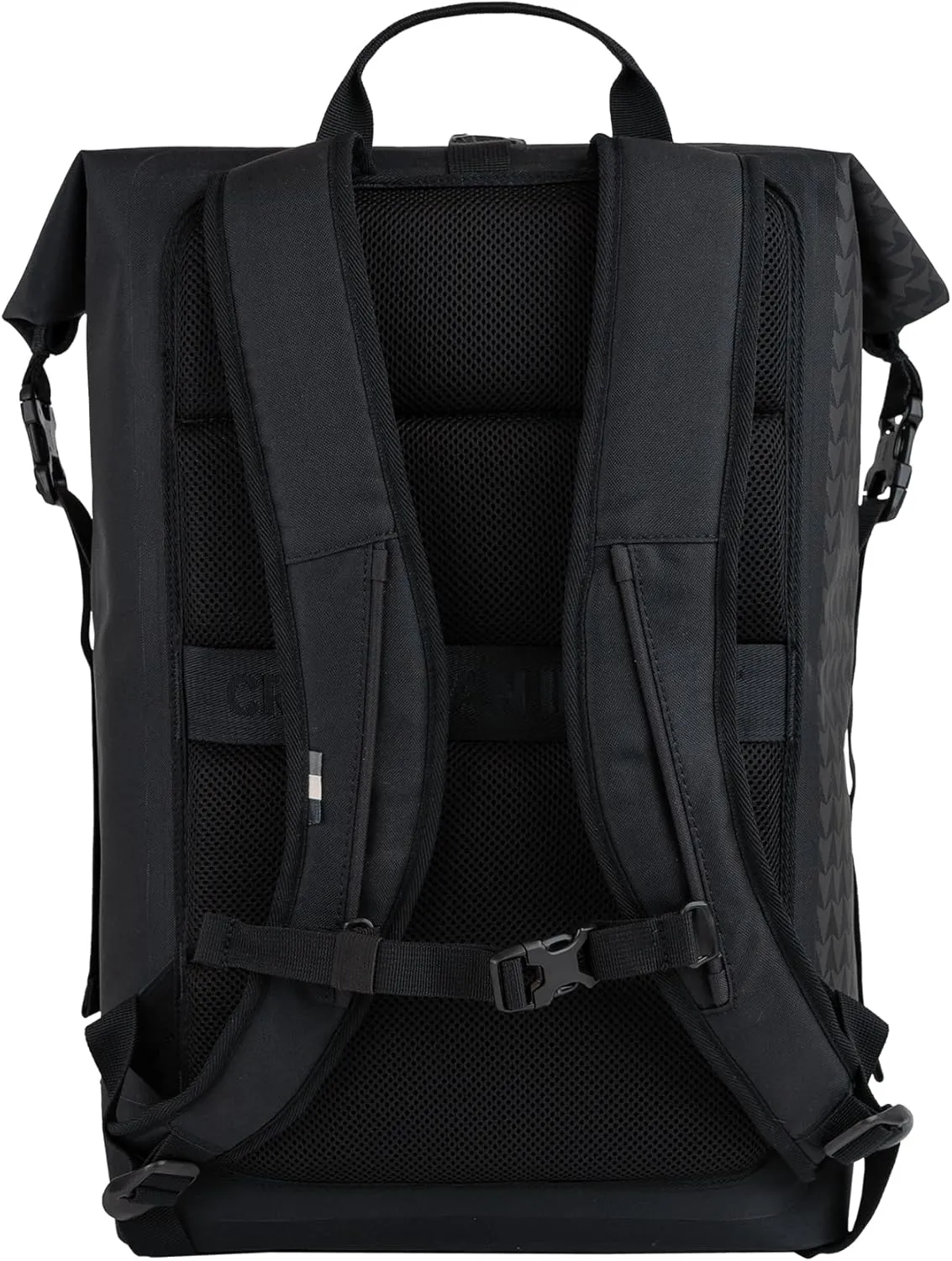 GOT BAG Jason Momoa ROLLTOP Backpack | Durable 100% Recycled Ocean Impact Plastic™ | Ultra-Light Waterproof Fabric | 15” Laptop Sleeve (Black)