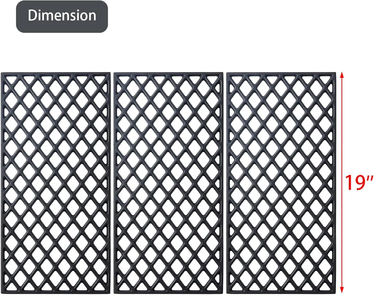 GR2210601-MM-00 Grates Grill Replacement Parts for Member’s Mark Grill Grates GR2210601-MM-00 Cast Iron Cooking Grid Members Mark Rankam Grill Parts GR2210601MM00 Sam's Club 3 Pieces