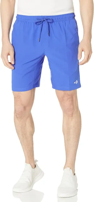 Grand Slam Men's Solid Athletic Tennis Short with Drawstring