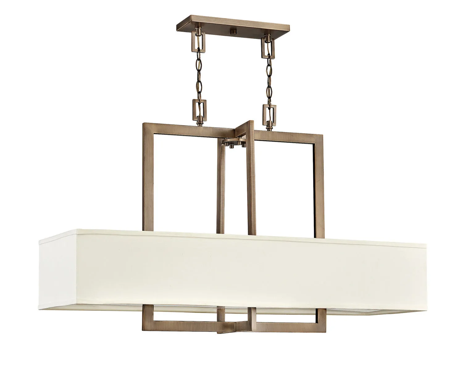 Hampton LED Chandelier in Brushed Bronze