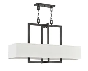 Hampton LED Chandelier in Buckeye Bronze