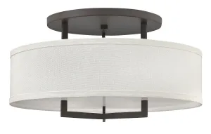 Hampton LED Semi-Flush Mount in Buckeye Bronze