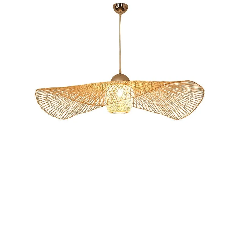 Handmade Natural Bamboo Rattan Pendant Light