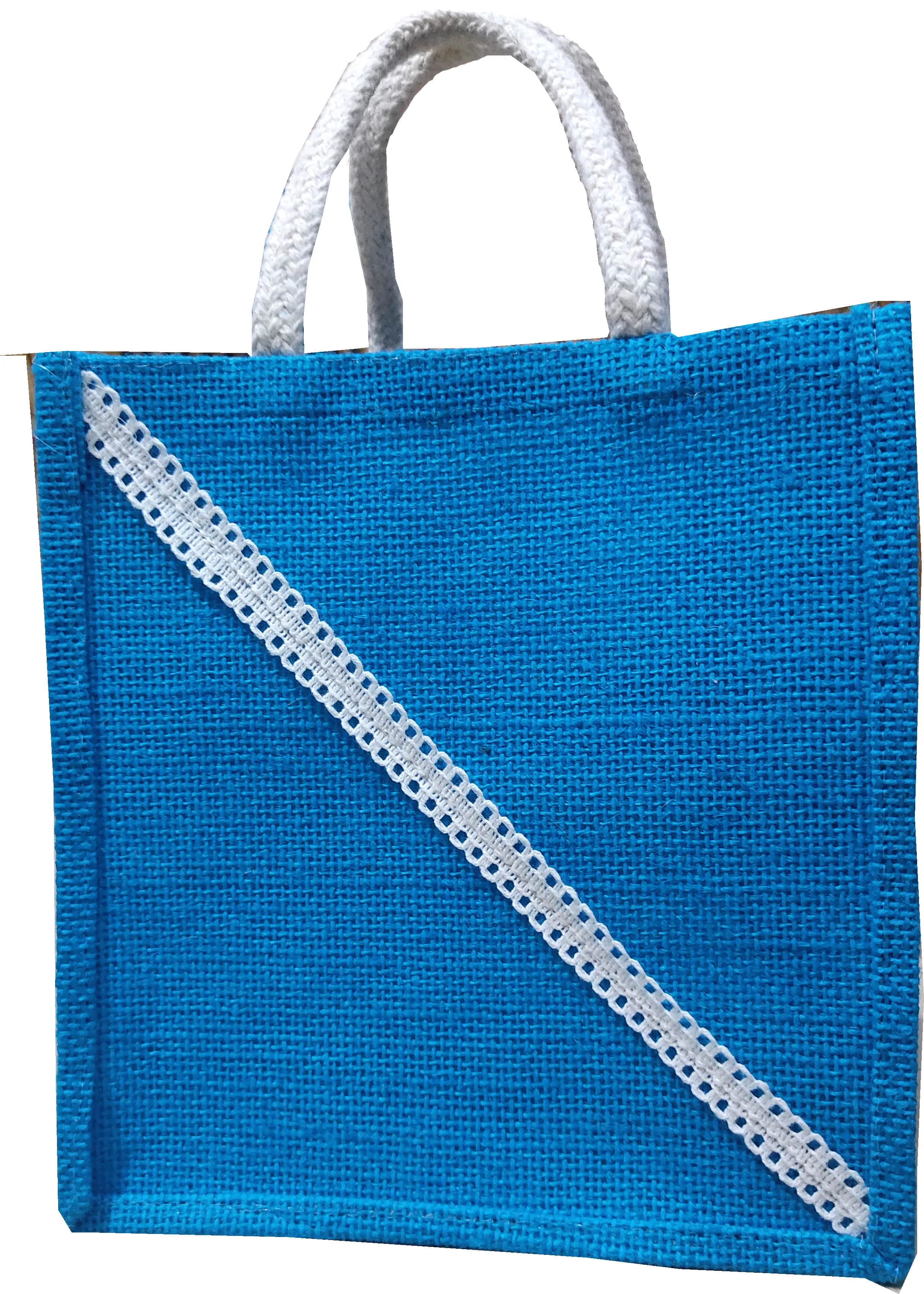 Handmakers Multicolor Small Jute Gift Bags for Diwali Gifts, Wedding or other Occasion | pack of 3