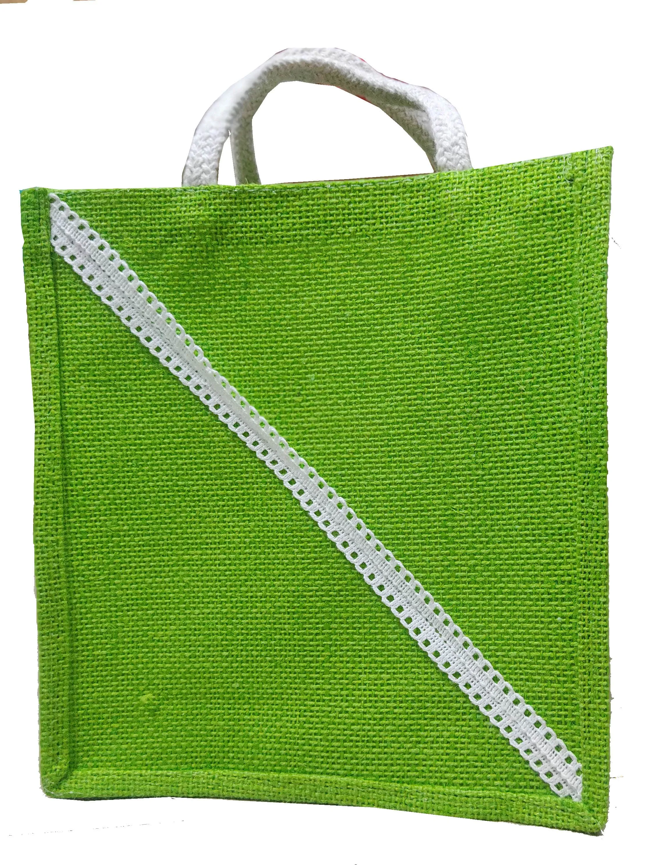 Handmakers Multicolor Small Jute Gift Bags for Diwali Gifts, Wedding or other Occasion | pack of 3