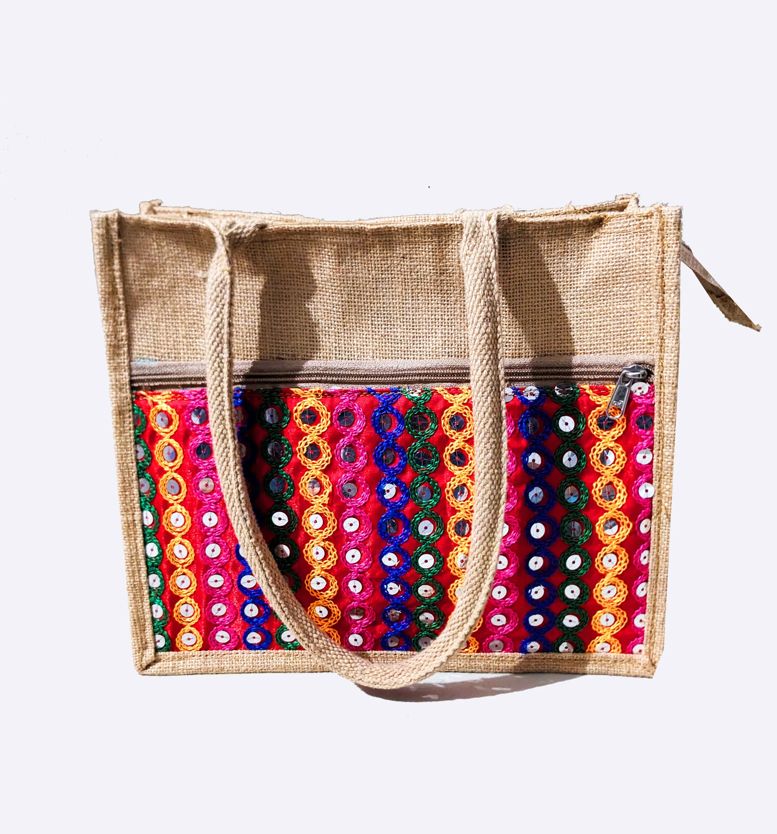Handmakers Natural Jute Sling bags | Women's Handbag