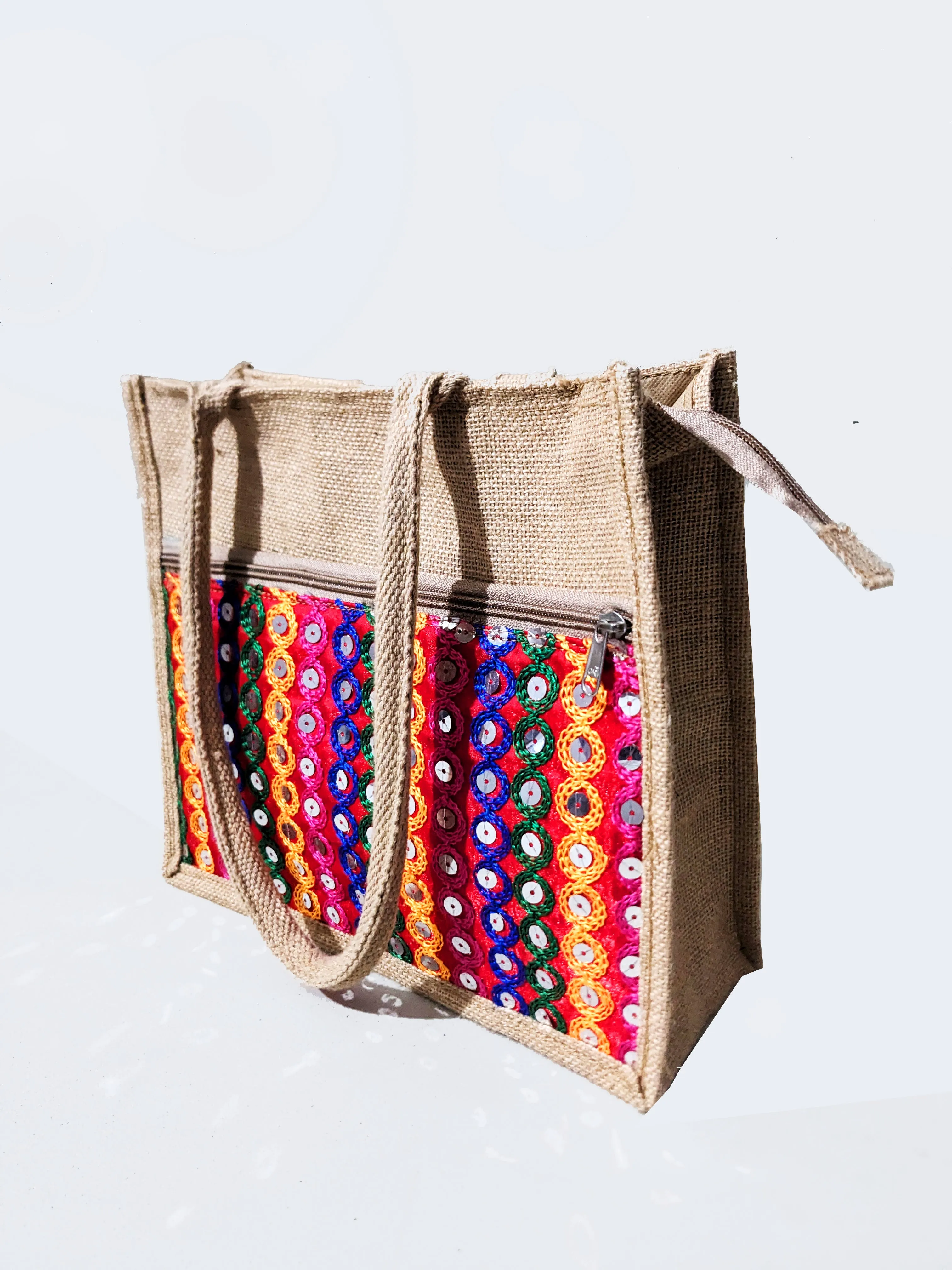 Handmakers Natural Jute Sling bags | Women's Handbag