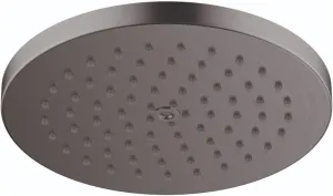 hansgrohe Raindance S 7-inch ShowerheadLow Flow Modern 1-Spray PowderRain Water Saving with QuickClean in Brushed Black Chrome, 27629341 Showerhead