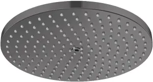 Hansgrohe Raindance S 9-inch Modern Showerhead 1-Spray in Brushed Black Chrome, 04927340