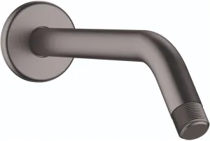 hansgrohe Standard 9" Extended Length 3 Modern Coordinating Brushed Black Chrome, 04186343, for Wall Mount Showerhead products Showerarm, 9-Inch