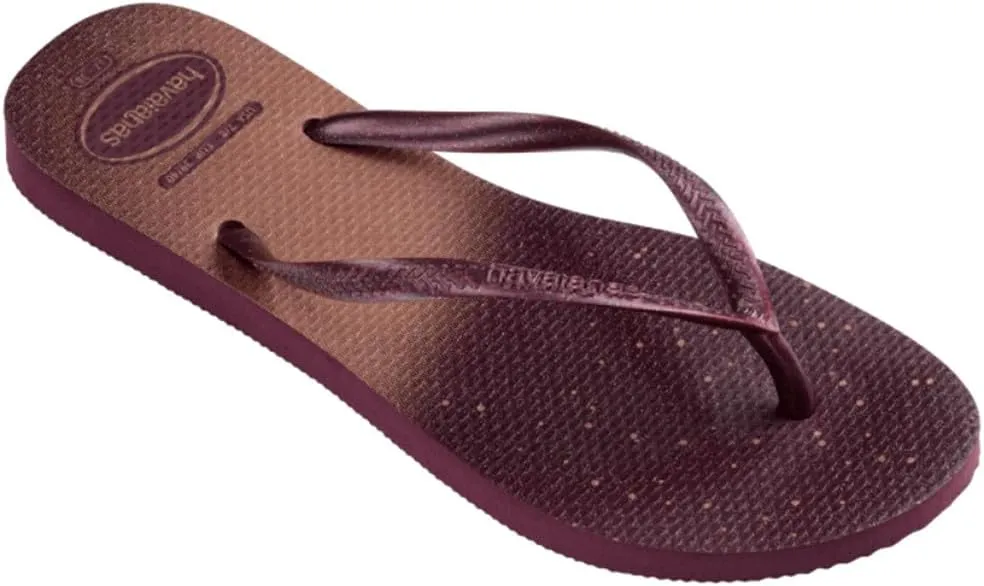 Havaianas - Slim Gloss, Stylish, Robust and Versatile Flip Flops for Women with a Touch of Glamour, Non-Slip Soles