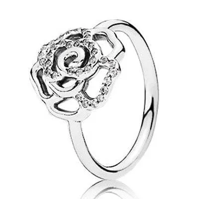 Hearts Of Halo Clover Rings