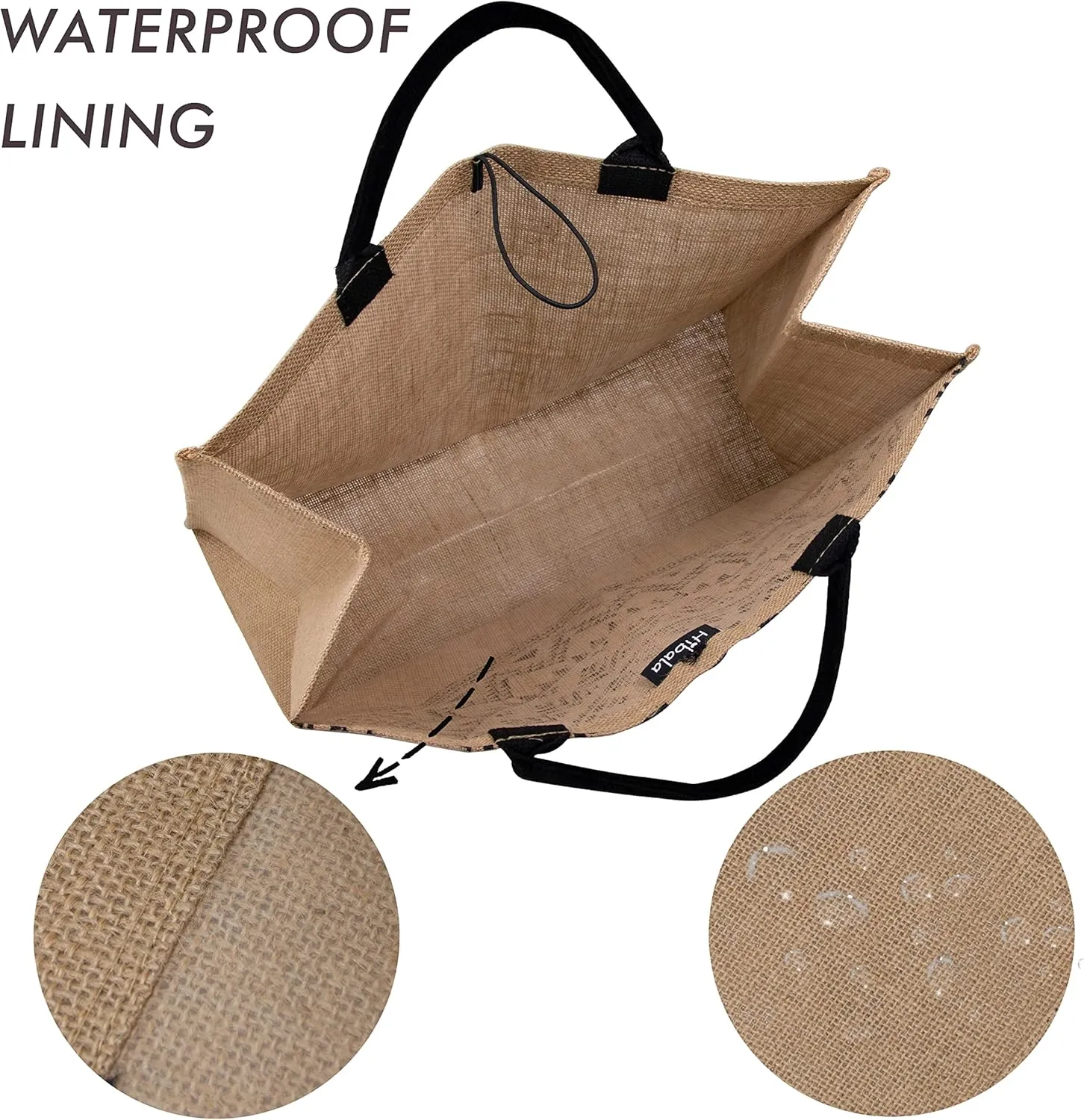 Hibala Woven Large Beach Bag Straw Bag Beach Tote Handmade Weaving Shoulder Bag Tassel Bag Handbag