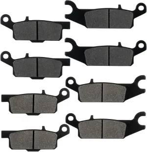 High-Performance Replacement Pads for ATV, UTV, Motorcycle & Scooter Front Rear Brake Pads for Yamaha Grizzly 700 YFM7F Ducks Unlimited Edition 07-09 Mod-B-P54-4884