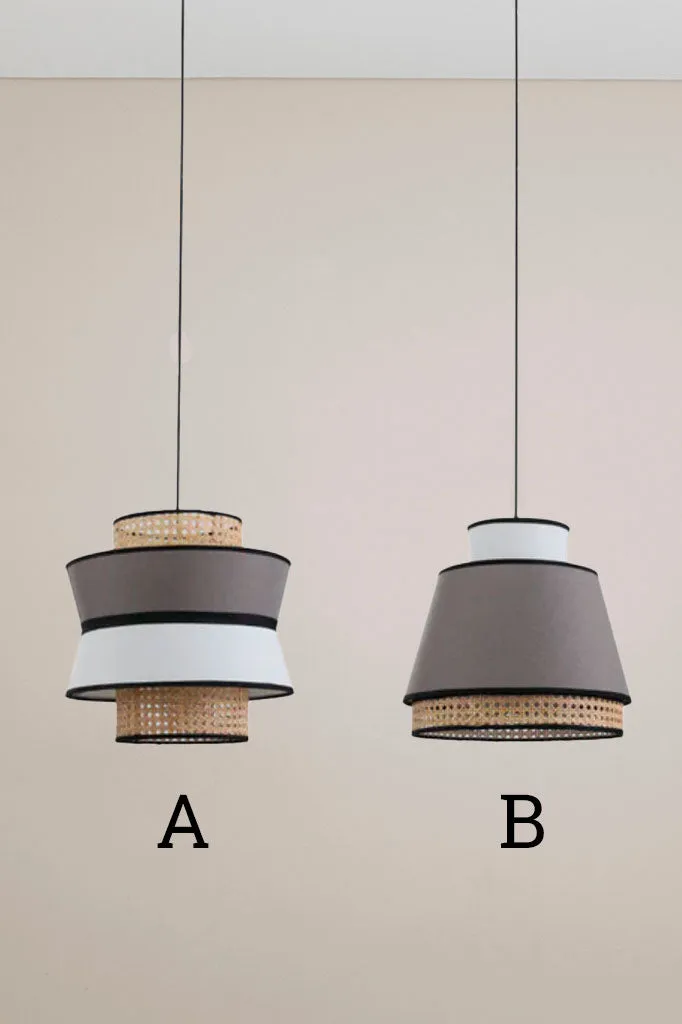 Hollywell Rattan Pendant Light
