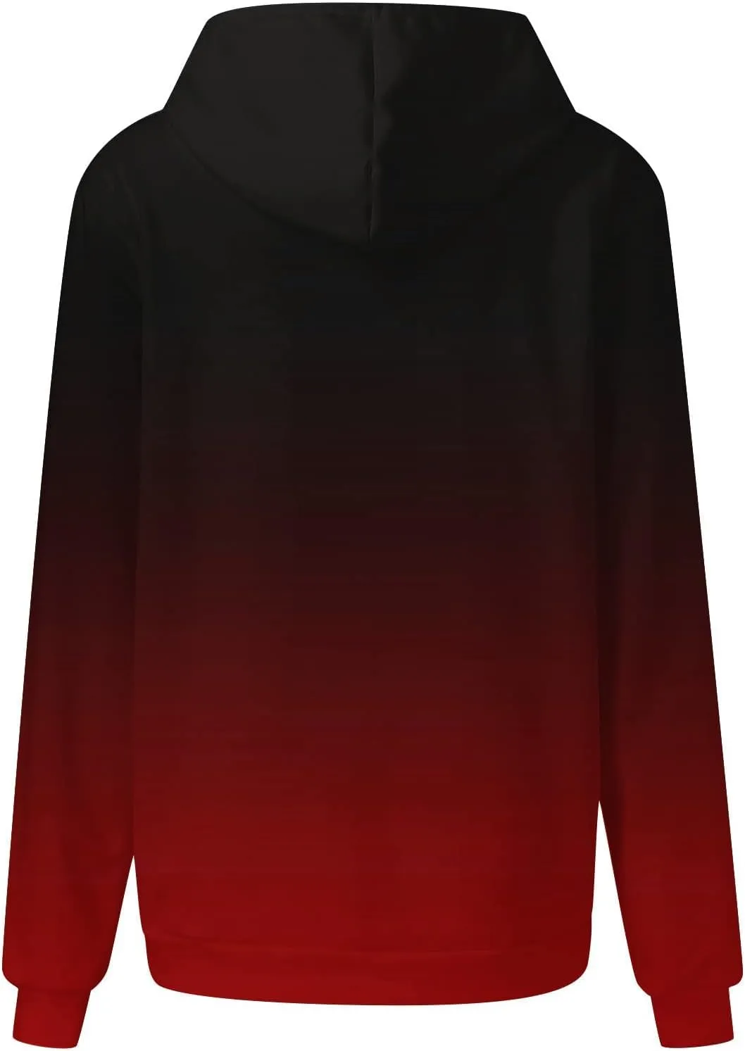Hoodies for Women Drawstring Pullover Multicolor Hoodie Casual Long Sleeve Oversized Sweatshirts with Pockets