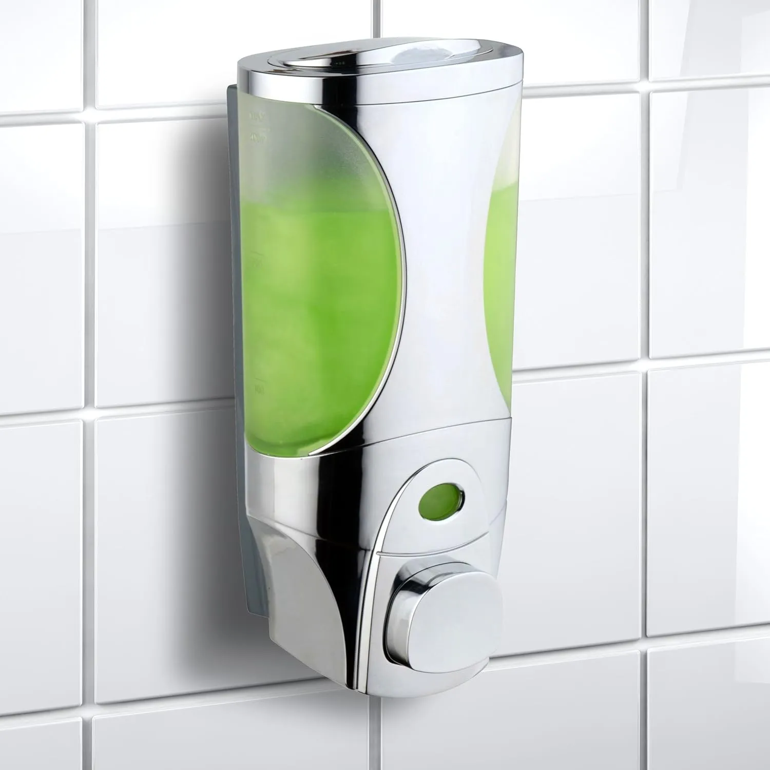 HotelSpa Curves Luxury Soap/Shampoo/Lotion Modular-Design Shower Dispenser System (Pack of 2)