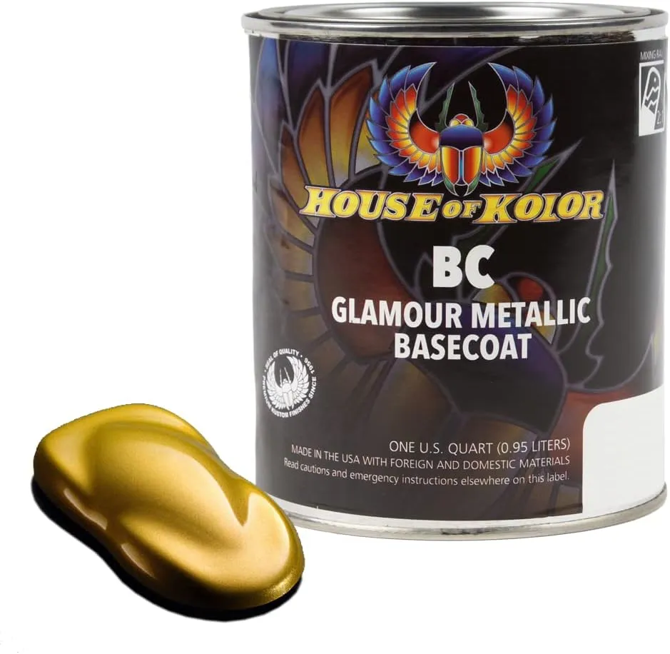 House of Kolor C2C-BC01 Shimrin Solar Gold Factory Pack (Quart)