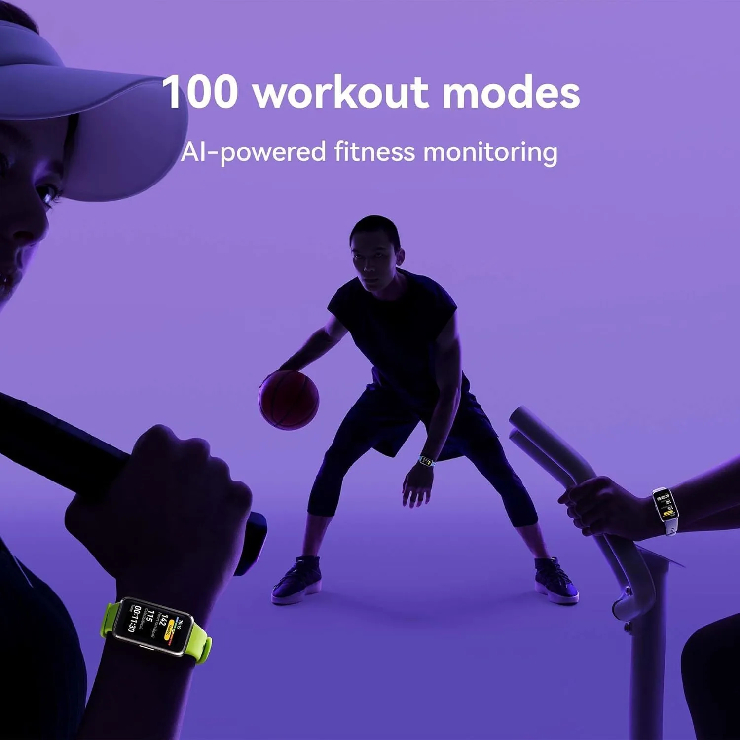 HUAWEI Band 10 Smartwatch with AI-Powered Fitness Monitoring, Pro-Level Sleep Analysis, Emotional Wellbeing Assistant,Streamlined Metallic Design,Fast Charging,iOS Android (Band 10, Matte Black)