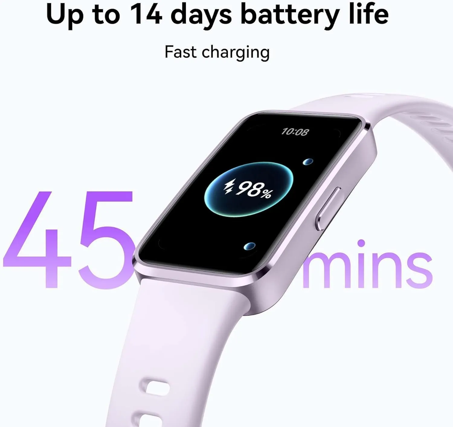 HUAWEI Band 10 Smartwatch with AI-Powered Fitness Monitoring, Pro-Level Sleep Analysis, Emotional Wellbeing Assistant,Streamlined Metallic Design,Fast Charging,iOS Android (Band 10, Matte Black)