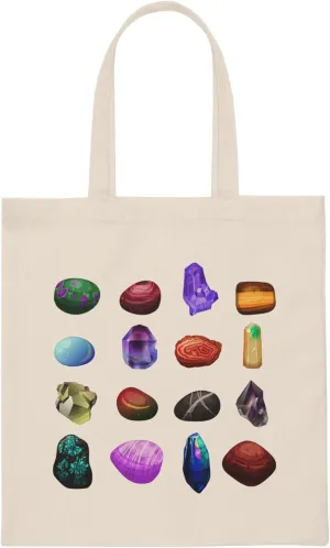Humorous Mineral Collector Lands Scientists Enthusiast Novelty Rocks Hobbyist Hunters Hypsography Lover Canvas Tote Bag