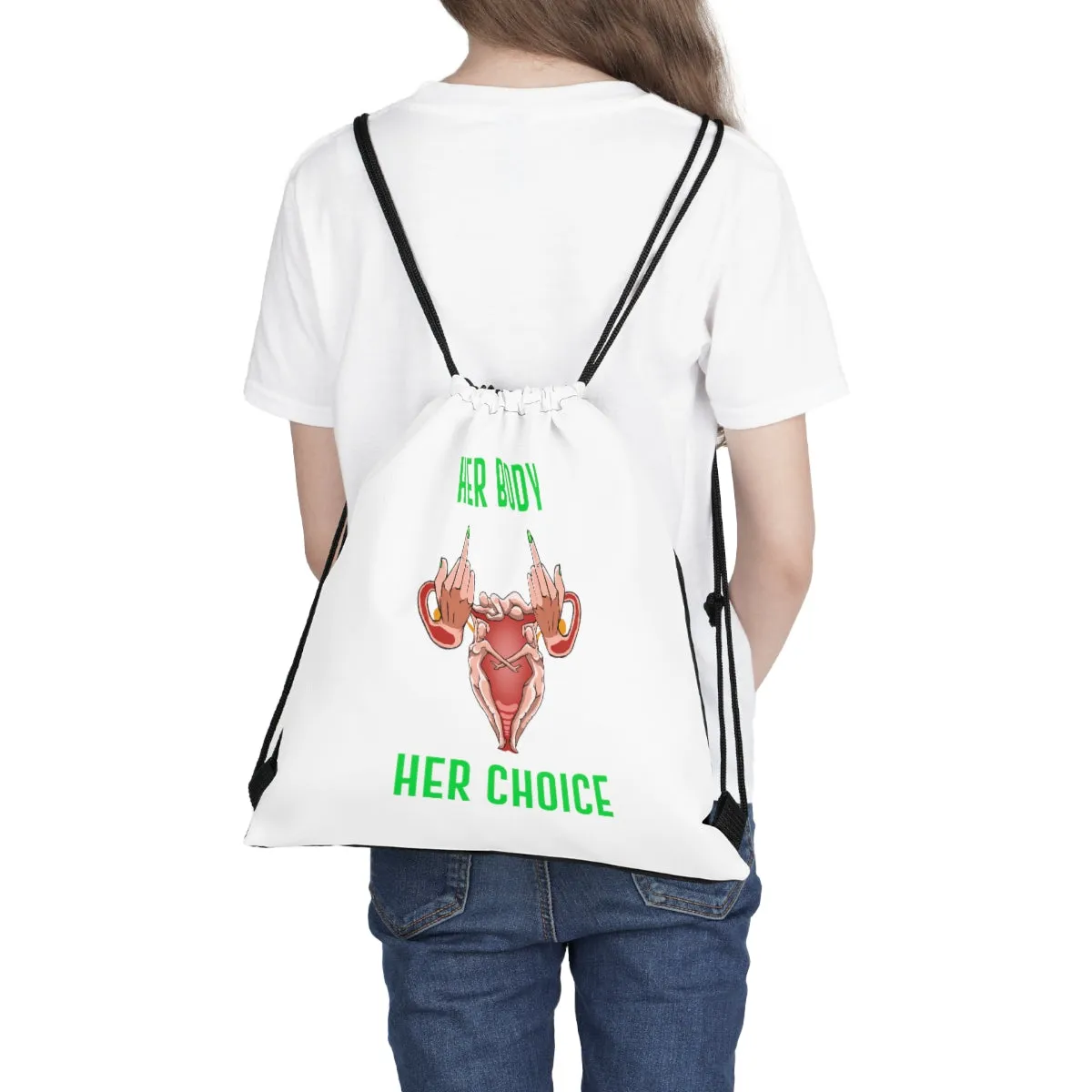 IAC  Accessories Bags  Drawstring Bag/ Her Body Her Choice