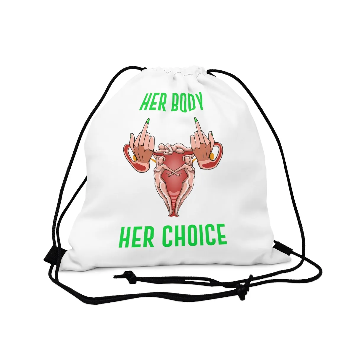IAC  Accessories Bags  Drawstring Bag/ Her Body Her Choice