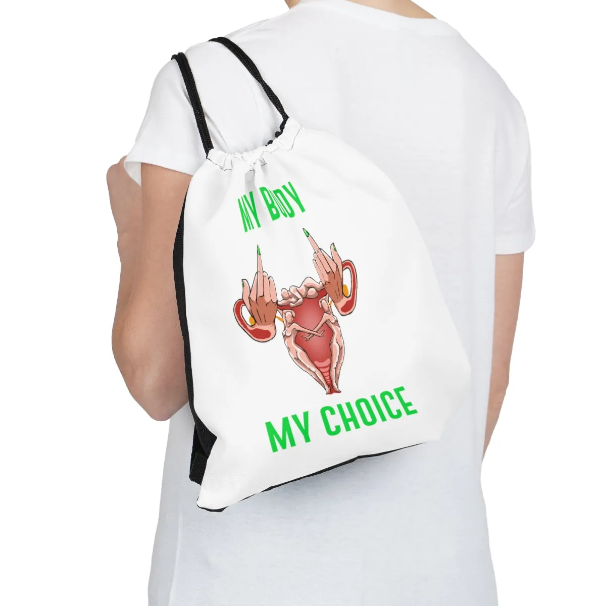 IAC  Accessories Bags  Drawstring Bag/My Body My Choice