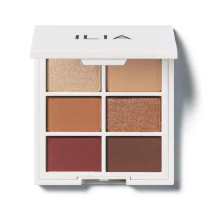 ILIA - The Necessary Eyeshadow Palette | Cruelty-Free, Vegan, Talc-Free, Matte, Satin   Metallic Highly Pigemented   Blendable Finishes (Warm Nude, 6 x 0.05 oz | 1.5 g)
