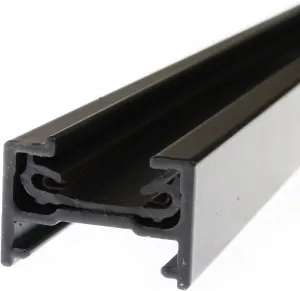 Individually Basic Without Live End Plain Track Finish/Size: Matte Black / 8'
