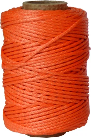 Jameson TL-DY-175180 Dyneema® Throw Line, 1.75 mm x 180 ft – High-Strength, Lightweight, Low-Friction Arborist Line in High-Visibility Orange
