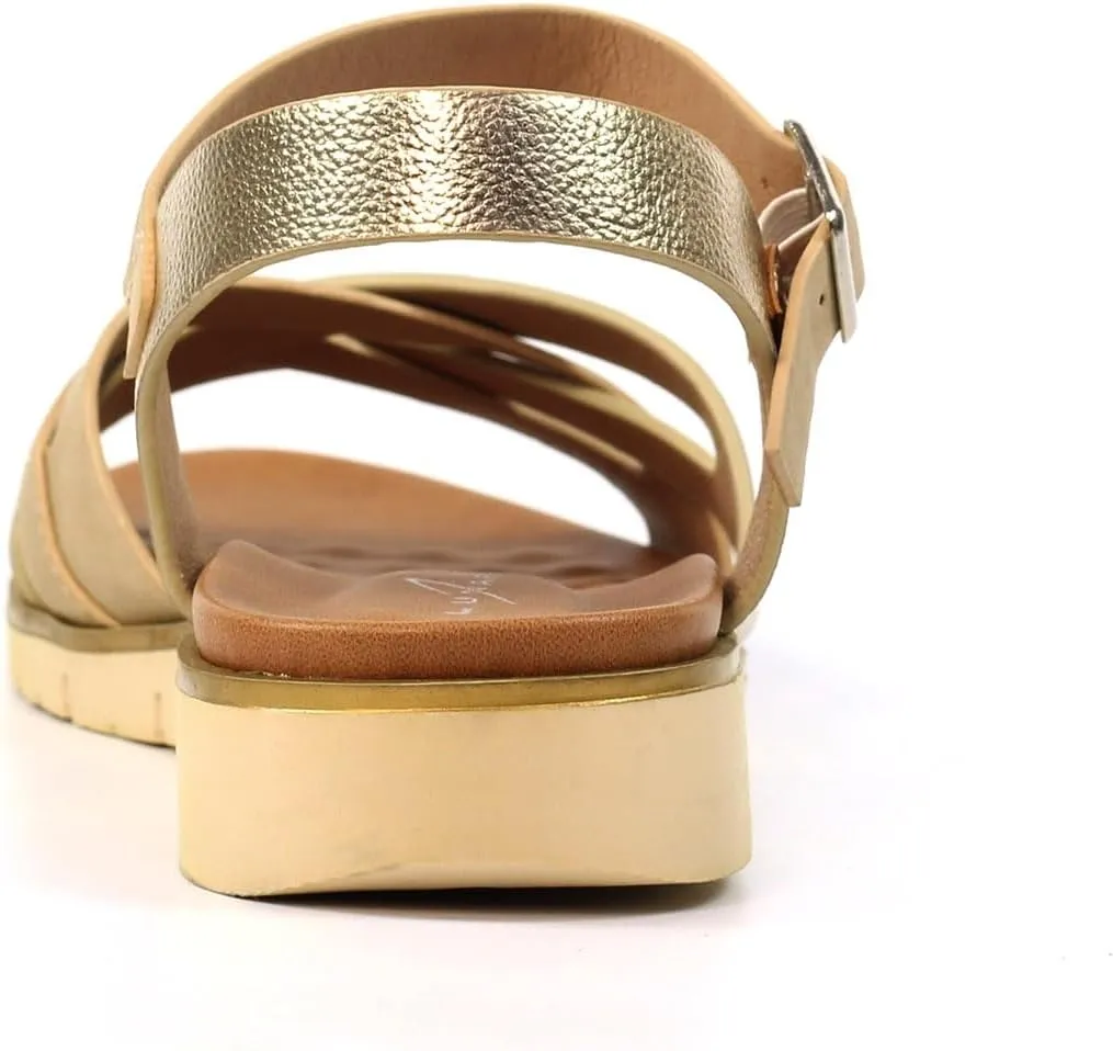 Jane Gold Women's Sandals