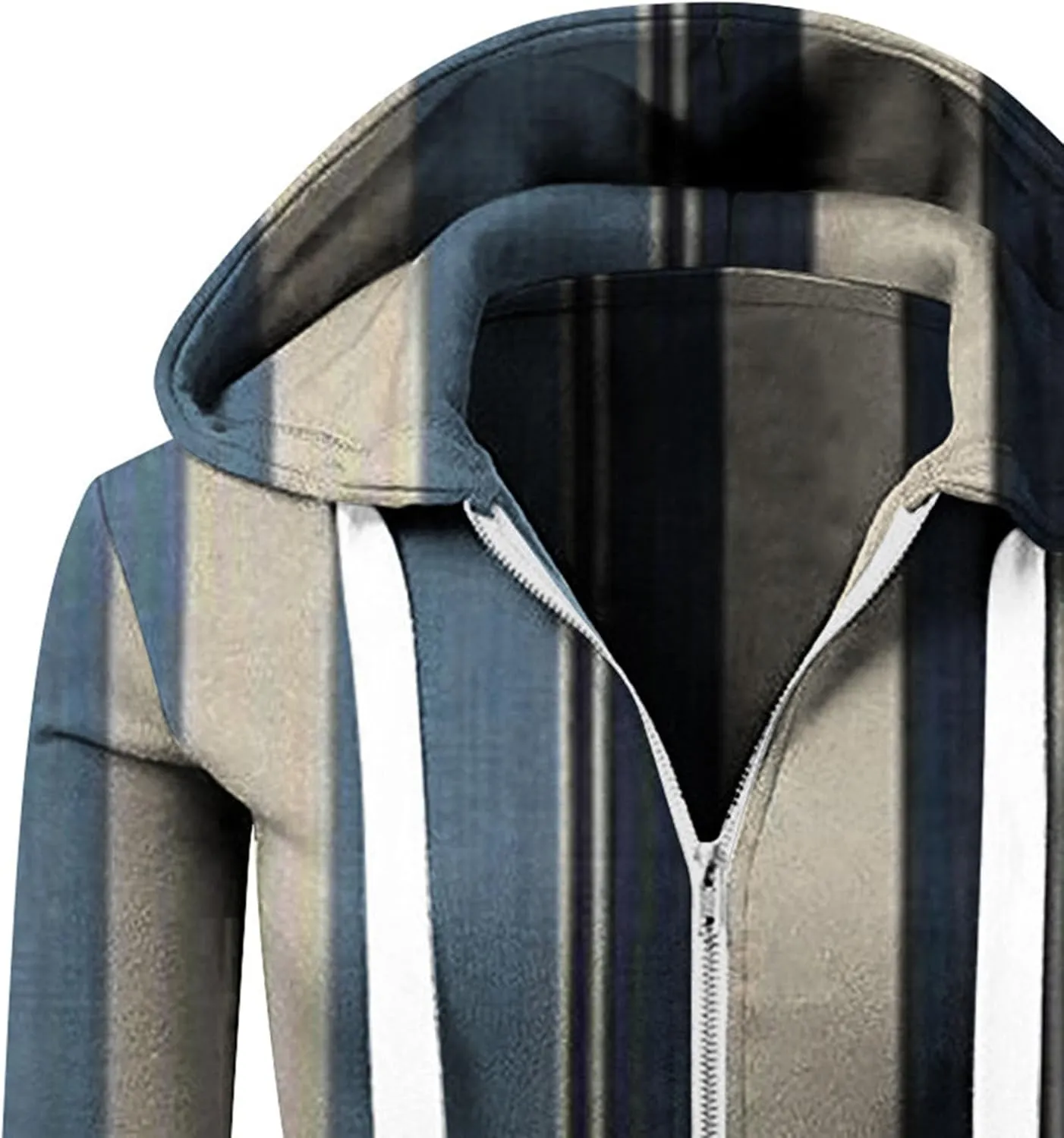 JEsilunmaMY Women's Color Block Winter Cotton Hoodies Long Sleeve Athletic Hooded Sweatshirt Slim Workout Drawstring Jacket