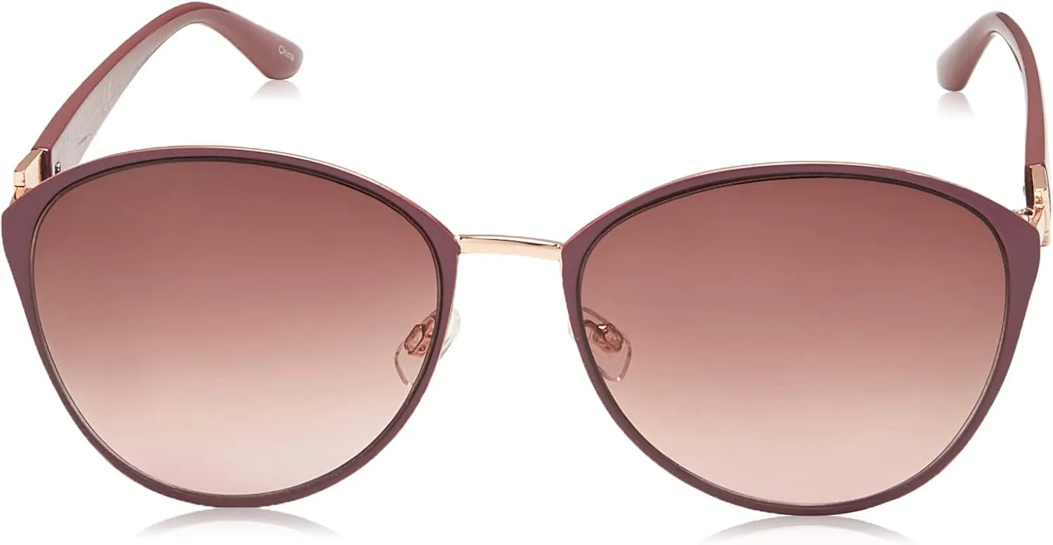 Jessica Simpson J5329 Chic Women's Metal Cat Eye Sunglasses with 100% Uv Protection. Glam Gifts for Her, 60 Mm