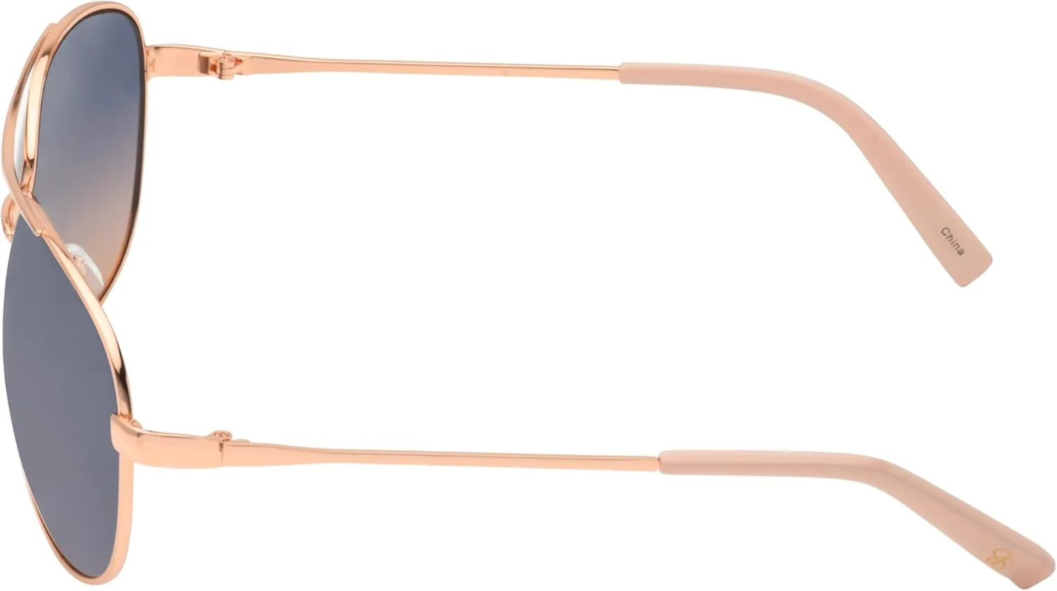 Jessica Simpson Women's J106 Iconic Metal Aviator Pilot Sunglasses with UV400 Protection