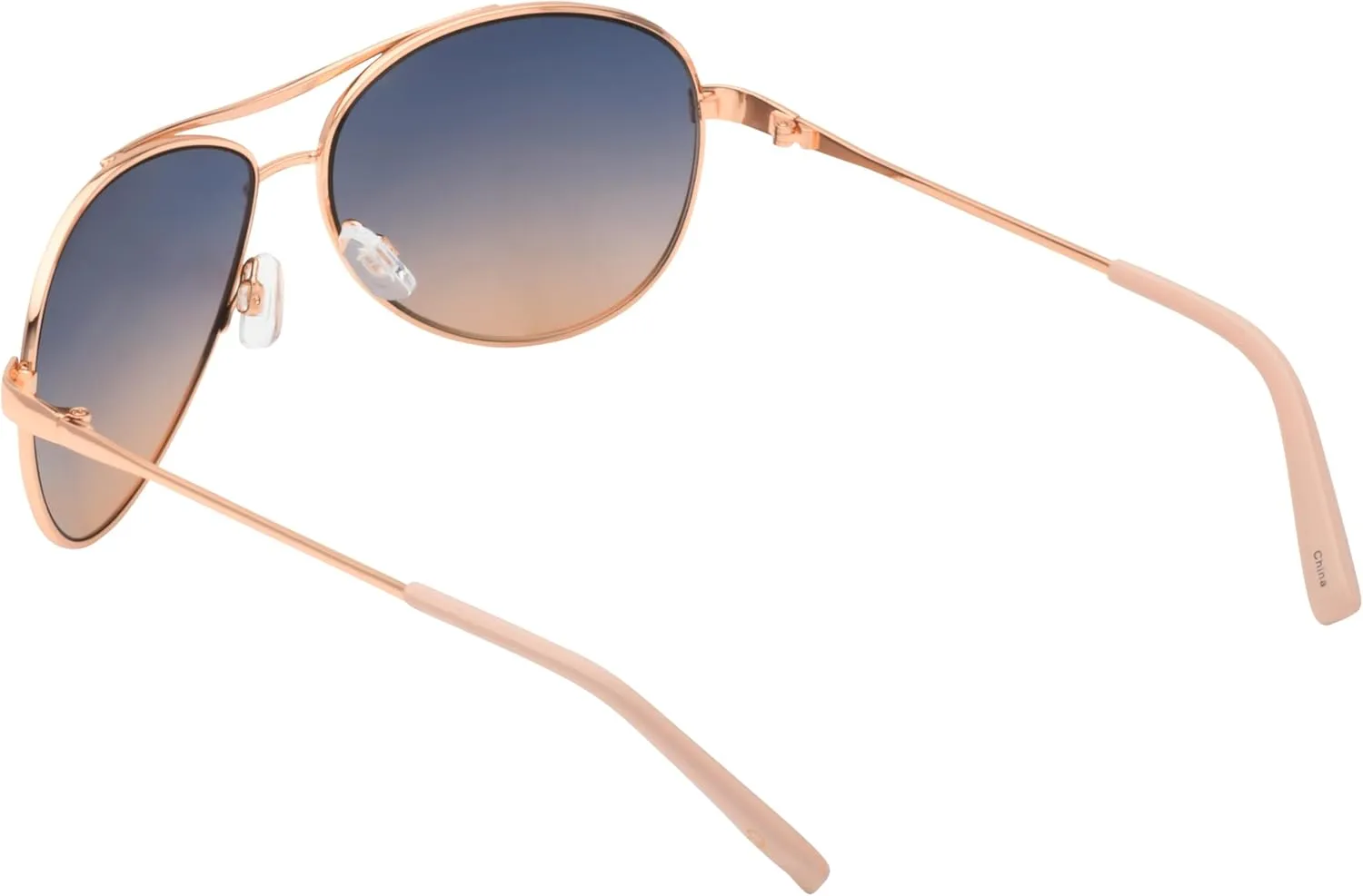 Jessica Simpson Women's J106 Iconic Metal Aviator Pilot Sunglasses with UV400 Protection
