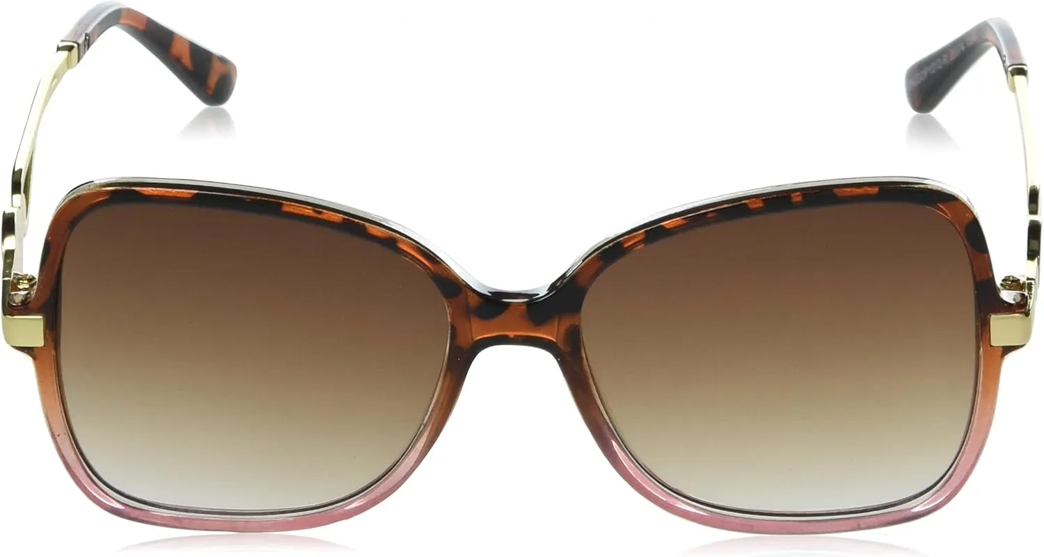 Jessica Simpson Women's J5234 Oversized Retro Butterfly Sunglasses