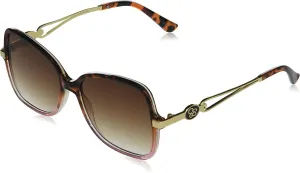 Jessica Simpson Women's J5234 Oversized Retro Butterfly Sunglasses
